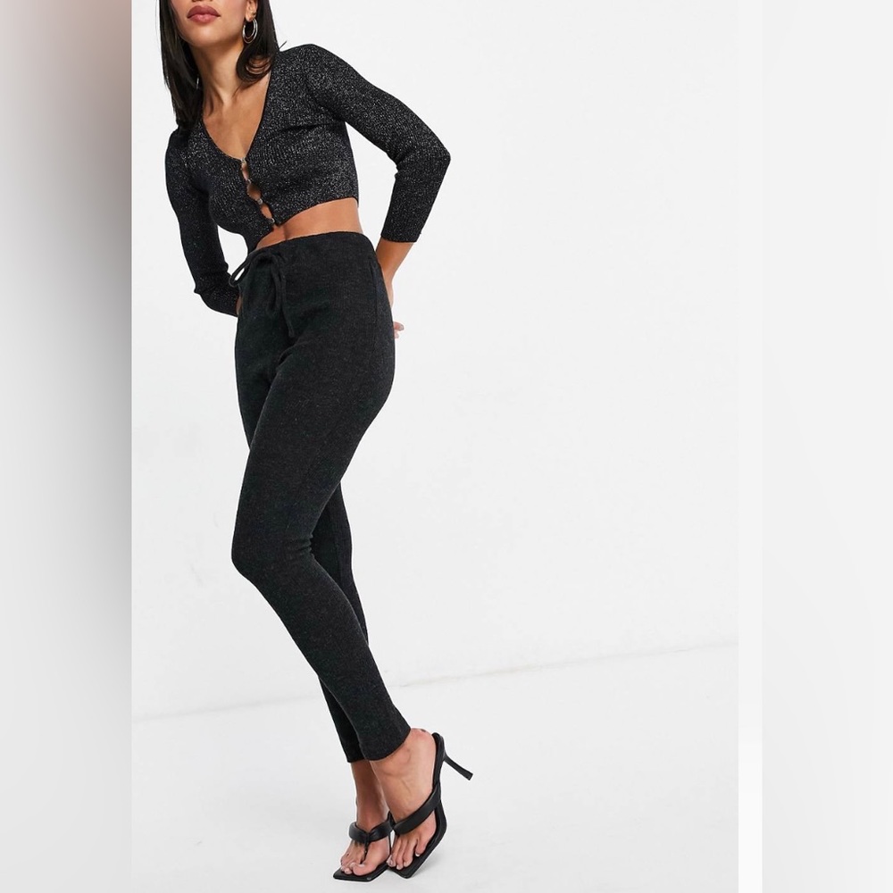 Knit Black Pants - Size S